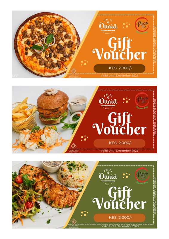 Dunia & Pizza Mia Gift